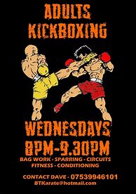 Image result for Kickboxing Flyer