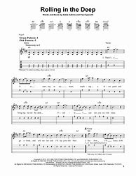 Image result for Rolling in the Deep Drum Sheet Music