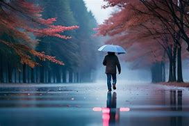 Image result for Man Walking in the Rain Sideways