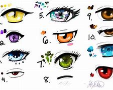 Image result for Anime Eye Practice