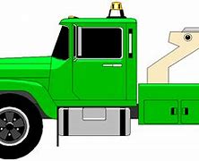 Image result for Flatbed Tow Truck Clip Art