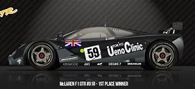 Image result for McLaren F1 GTR Top-Down View