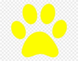 Image result for Yellow and Black Paw Print