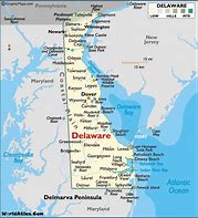 Image result for Delaware Beach Map