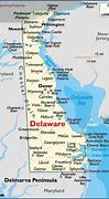 Image result for Map of Delaware Beach Towns