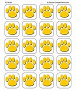 Image result for Gold Cute Paw Print