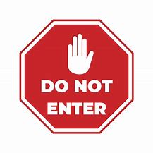 Image result for Do Not Enter Logo