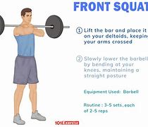 Image result for Front Squat Exercise