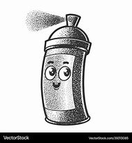 Image result for Krylon Spray Paint Can Sketch