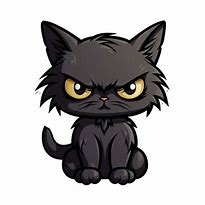 Image result for Black Scaredy Cat