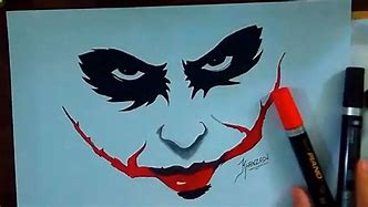 Image result for Joker Smile Sketch