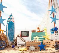 Image result for Summer Beach Party Decorations