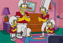 Image result for The Simpsons NFL Broadcast