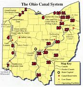 Image result for Ohio Canal System Map