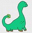 Image result for Chibi Pixel Dinosuasr