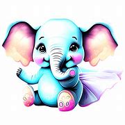 Image result for Smiling Baby Elephant