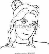 Image result for Beautiful Anime Girl Outline