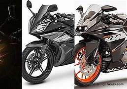 Image result for Pulsar Rs200 vs R15