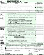 Image result for 1040 Tax Form Example