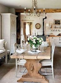 Image result for Rustic Farmhouse Dining Room