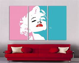 Image result for Marilyn Monroe Pop Art Canvas