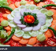 Image result for Creative Arranged Vegetable Salad