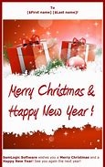 Image result for E Christmas Card Template