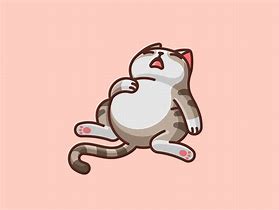 Image result for A Cat Sleeping Cartoon