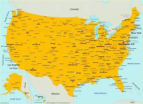 Image result for America Major Cities Map