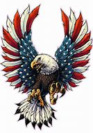 Image result for Eagle and USA Flag Tattoo