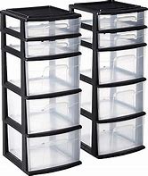 Image result for Plastic Storage Containers with Drawers