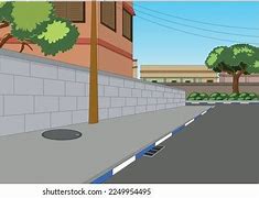 Image result for Footpath On Road Vector Pics