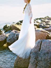 Image result for Bohemian Beach Wedding Dress