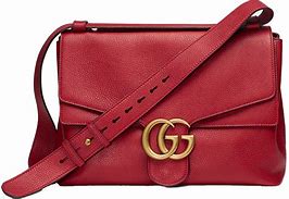 Image result for Gucci GG Marmont Leather Shoulder Bag