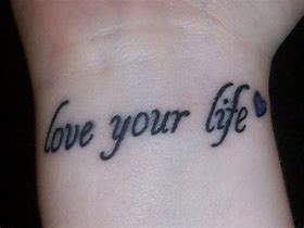 Image result for Love Tattoo Wrist