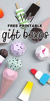 Image result for Gift Box Templates Free Printable