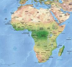 Image result for Map of Continent of Africa