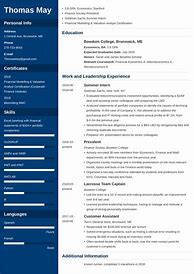 Image result for Investment Banking Profile Resume