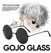 Image result for Gojo Satoru Anime Glasses