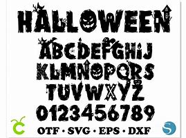 Image result for Halloween Letters Font