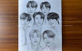 Image result for BTS Members Art