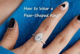 Image result for How Do You Wear a Pear-Shaped Diamond