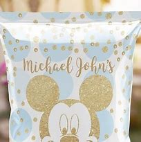 Image result for Mickey Mouse Chip Bag Template