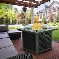 Image result for Outdoor Gas Fire Pit Tables