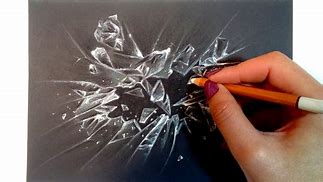 Image result for Broken Glass Drawing Simple