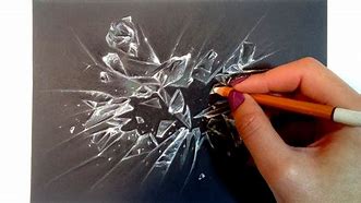 Image result for Drawing of Broken Glass