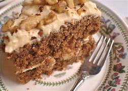 Image result for Coffee and Walnut Cake with Buttercream