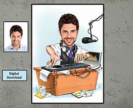 Image result for DJ Caricature