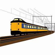 Image result for Yellow Train Clip Art