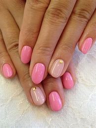 Image result for Medium Square Pink and Green Nails